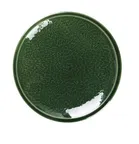 image of Yanco GG-110 Green Gem Round China Plate, 10" Diameter, Porcelain, Rolled Edge Coupe Rim - Dozen