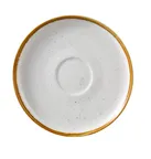 image of Yanco GL-002 - White Round China Saucer 6.5" Dia x 0.5" H, Dishwasher/Microwave Safe - Dozen