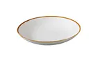 image of Yanco GL-509 - 25 Oz 9" White China Salad Bowl, Round, Dishwasher & Microwave Safe - Dozen