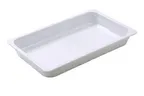 image of Yanco GN-120 5.5L GN 1/1 Food Pan, White Melamine, 20-7/8" L x 12-4/5" W x 2-9/16" H, Dishwasher Safe