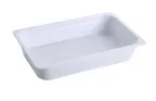image of Yanco GN-121 1/1 GN Pan, 8L, 20-7/8" L x 12-4/5" W x 3-15/96" H, Melamine, White, Dishwasher Safe
