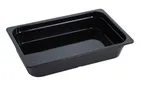 image of Yanco GN-121BK - 1/1 GN Pan, 8L, 20-7/8" L x 12-4/5" W x 3-15/96" H, Black Melamine, Safe