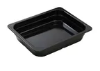 image of Yanco GN-212BK 1/2 GN Pan, 2.3L, 12-4/5" L x 10-7/16" W x 2-9/16" H Melamine Black, Dishwasher Safe