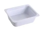image of Yanco GN-213 1/2 GN Pan 3.6L, 12-4/5" L x 10-7/16" W x 3-15/96" H, Melamine White, Dishwasher Safe