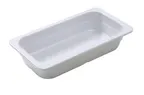 image of Yanco GN-512 Food Pan - GN 1/3 Melamine, White, 12-4/5" L x 6-15/16" W x 2-9/16" H, Dishwasher Safe