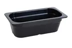 image of Yanco GN-513BK 1/3 GN Food Pan, 2.3L, Black Melamine, 12-4/5"L x6-15/96"W x3-15/96"H, Dishwasher Safe