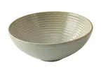 image of Yanco GO-509 Serving Bowl, 9-1/2" x 3-1/2", 67 oz Porcelain, Earthy Tone With Golden Rim - Dozen