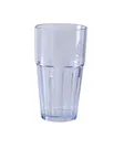 image of Yanco HA-014 Hawaii Tumbler, 14 oz, 3‑1/4" Dia × 5" H, Clear SAN Plastic Barware - Dozen