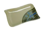 image of Yanco JP-1609 Japanese Plate, Rectangular 8-1/2" x 5-1/2", Melamine, Dishwasher Safe - Dozen