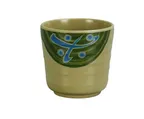 image of Yanco JP-9302 Japanese Tea Cup, 8 oz, 3‑1/2" Dia × 2‑1/2" H, Melamine, Dishwasher Safe - Dozen