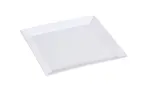 image of Yanco LK-105 Square China Plate 5-1/4" x 5-1/4" Bone White Dishwasher/Oven/Microwave Safe - Dozen