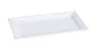image of Yanco LK-216 Lion King Rect. China Plate, Bone White 16" x 9", Dishwasher, Oven & Microwave Safe