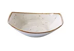 image of Yanco LY-309 - 9" Brown Speckled Porcelain Pasta Plate, 20 oz, Glazed, Microwave Safe - Dozen