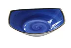 image of Yanco LY-309BU - Lyon Pasta/Salad Plate, 9" Diameter, 20 oz, Freeform Blue Porcelain Glazed- 1 Dozen