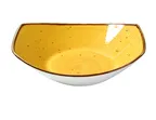image of Yanco LY-309YL - 9" Free‑Form Yellow Porcelain Pasta Plate, 20 Oz, 9" Diameter, - Dozen