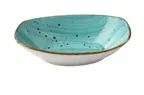 image of Yanco LY-405TQ - 5‑Ounce Turquoise Porcelain Oval Bowl,5½"L x 3¾"W x 1⅜"H, Dishwasher Safe - Dozen