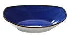 image of Yanco LY-409BU Oval China Bowl, 20 oz 9" L × 6‑1/4" W × 2‑3/8" H Blue Glazed Porcelain Gen - Dozen