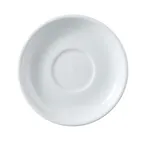 image of Yanco MA-2 Mayor Saucer 6" Round Porcelain White Narrow Rim Dishwasher Oven Microwave Safe - Dozen