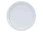 image of Yanco MA-7 Mayor 7-1/2" Round Porcelain White Narrow Rim Dishwasher Oven Microwave Safe - Dozen