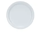 image of Yanco MA-9 Plate, 9.5" Round Porcelain, White, Narrow Rim, Dishwasher/Oven/Microwave Safe - Dozen