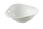 image of Yanco MD-912 - 68 Oz Triangular Melamine Bowl, 12" X 10" X 3-3/4", White, 2 Qt, Safe - Dozen