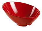 image of Yanco ME-308 - 16 Oz (0.5 Qt) 8" Round Speckled Red Melamine Bowl, Dishwasher Safe - Dozen