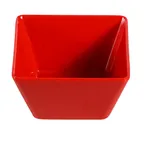 image of Yanco ME-407 - 2-Qt Melamine Bowl, 7-1/4" L x 7-1/4" W x 3-1/8" H, Red, Dishwasher Safe - Dozen