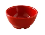 image of Yanco ME-505 - 14 Oz Round Melamine Bowl, 5" Dia x 2-1/2" H, Speckled Red, Dishwasher Safe - Dozen