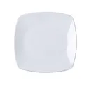 image of Yanco ML-2108 - White Porcelain Square Plate Rounded Corners, 8" x 8", Dishwasher Safe - Dozen
