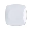 image of Yanco ML-2109 - White Porcelain Square Plate, 9" L x 9" W x 1" H, Dishwasher Safe - Dozen