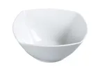 image of Yanco ML-407 - 32 oz Square Salad Bowl, 8.5" x 8.5" Porcelain, Super White - Dozen