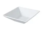 image of Yanco ML-707 - Square 7" White Porcelain Bowl, 18 Oz (7" x 7" x 2"), Dishwasher Safe - Dozen