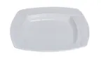 image of Yanco MM-309 - Miami Square Soup Plate, 9" x 9" White Porcelain, 12 oz, Dishwasher Safe - Dozen