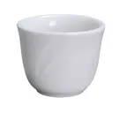 image of Yanco MM-45 - Chinese Tea Cup, 4.5oz (3" Dia.) Porcelain, White Stackable, Dishwasher Safe - Dozen