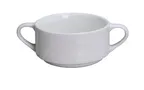 image of Yanco MM-46 - Miami Bouillon 6 Oz Porcelain Cup, 3-7/8" Dia. White Embossed Dishwasher Safe - Dozen