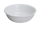 image of Yanco MM-81 General Bowl, 8" Diameter, 48 Oz (1.5 Qt) Embossed Porcelain White DW Safe - Dozen