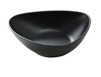 image of Yanco MO-209BK - Triangular 36 oz Melamine Bowl, 9" x 7" x 2-1/2", Black, Dishwasher Safe - Dozen
