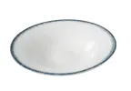 image of Yanco MR-412 - Salad Plate, 30 oz, 11 3/4" Dia x 2 3/8" H, White/Blue China, Safe - Dozen
