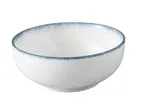 image of Yanco MR-506 - 22 oz Round Cereal Bowl, 6 1/4" x 2 1/2" H, White/Blue China - Dozen