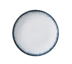 image of Yanco MR-710 Plate Coupe Rim, 10 1/4" Dia x 1" H, White & Blue China, Dishwasher Safe - Dozen