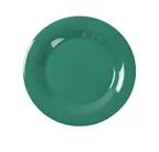image of Yanco MS-006GR - 6-1/2" Round Wide‑Rim Melamine Plate Green Heavy‑Duty NSF Dishwasher Safe - Dozen