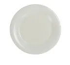 image of Yanco MS-007IV Milestone Plate, 7½" Round Wide Rim, Ivory Melamine, Dishwasher Safe - Dozen