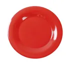 image of Yanco MS-009RD - 9" Round Wide‑Rim Melamine Plate Orange‑Red Heavy NSF Dishwasher Safe - Dozen