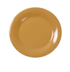 image of Yanco MS-009YL - 9" Round Wide‑Rim Melamine Plate, Yellow Heavy‑Duty, NSF, Dishwasher Safe - Dozen