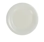 image of Yanco MS-010IV Round Plate, 10.5" Diameter, Wide Rim, Melamine, Ivory, Dishwasher Safe - Dozen