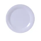 image of Yanco MS-110WT - 10.5" Round Melamine Plate, White, Heavy-Duty, Dishwasher Safe, NSF - Dozen