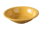 image of Yanco MS-5712YL - 12 Oz Yellow Melamine Soup Bowl, 7-1/2" Dia x 1-3/4" H, Heavy, Safe - Dozen
