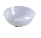 image of Yanco MS-5807WT - 7" Round Melamine Salad Bowl, 24-27 oz, White, Heavy Duty, NSF - Dozen
