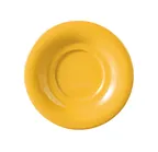 image of Yanco MS-9303YL - 5½" Yellow Melamine Saucer, Heavy‑Duty, Dishwasher Safe, NSF - Dozen