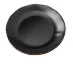 image of Yanco NA-107BK - Round Coupe Plate, 7.5" Dia x 3/4" H, Black, Melamine, Dishwasher - Dozen